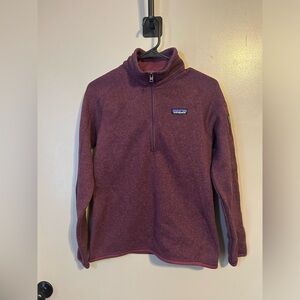 Patagonia women better sweater 1/4 zip size small